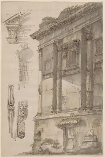 Studies of the Cenotaph of Annia Regilla, by Mauro Antonio Tesi