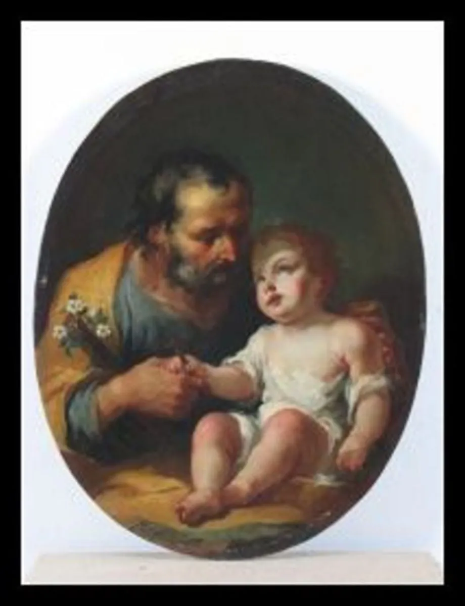 Sfântul Iosif cu pruncul Iisus, by Mauro Picenardi, unspecified
