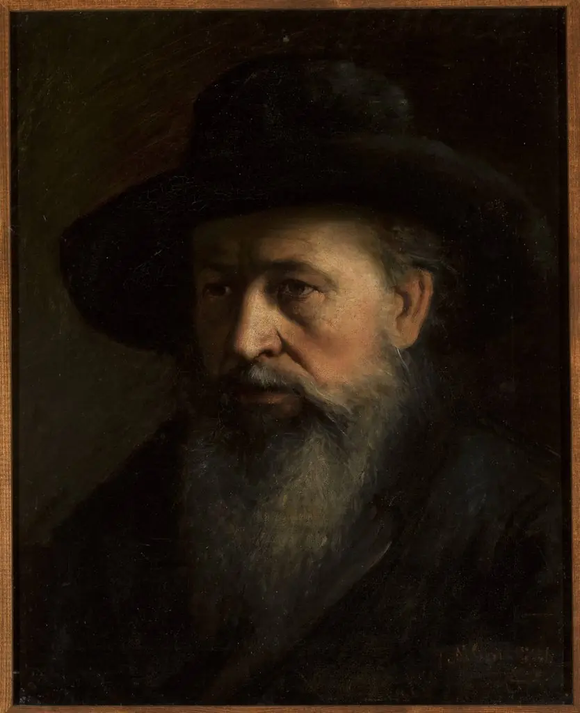 Portrait of a rabbi, by Maurycy Gottlieb