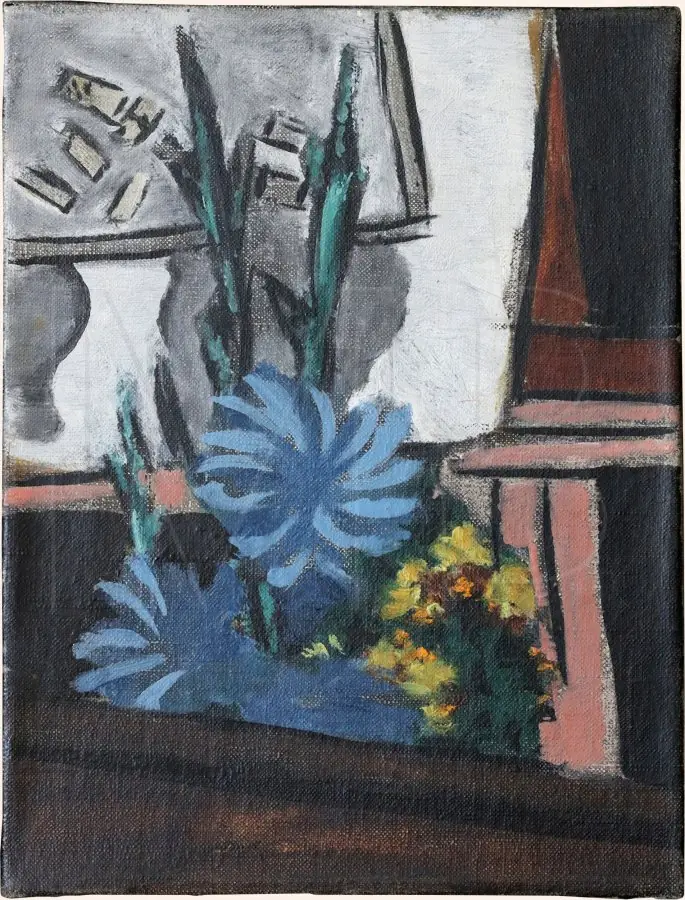 Chicory Still Life, by Max Beckmann