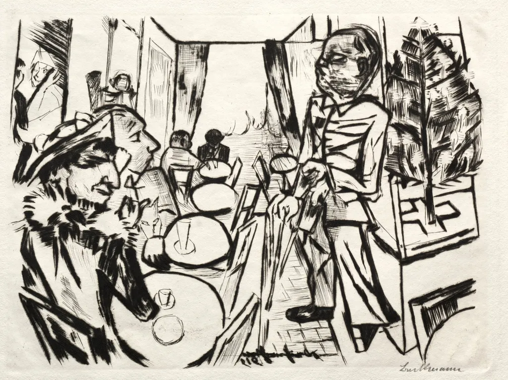 Christmas 1919, by Max Beckmann, 1919