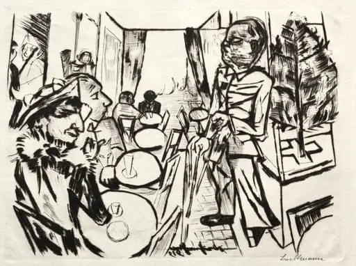 Christmas 1919, by Max Beckmann