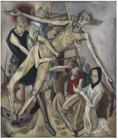 Descent from the Cross, by Max Beckmann