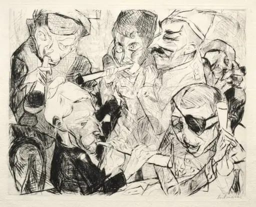 Happy New Year 1917, by Max Beckmann