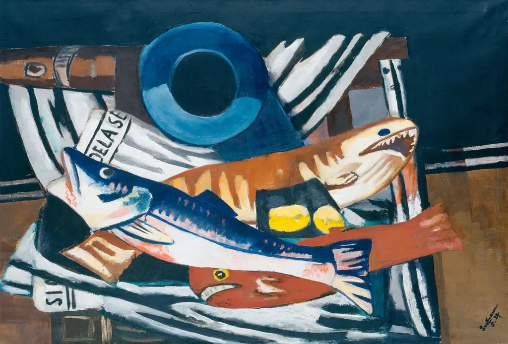 Large Still-Life with Fish
