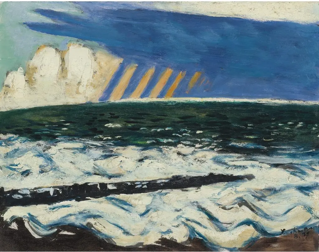 North Sea I (Thunderstorm), by Max Beckmann