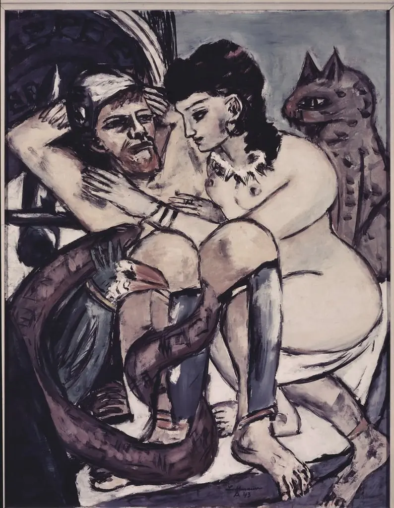 Odysseus and Kalypso, by Max Beckmann