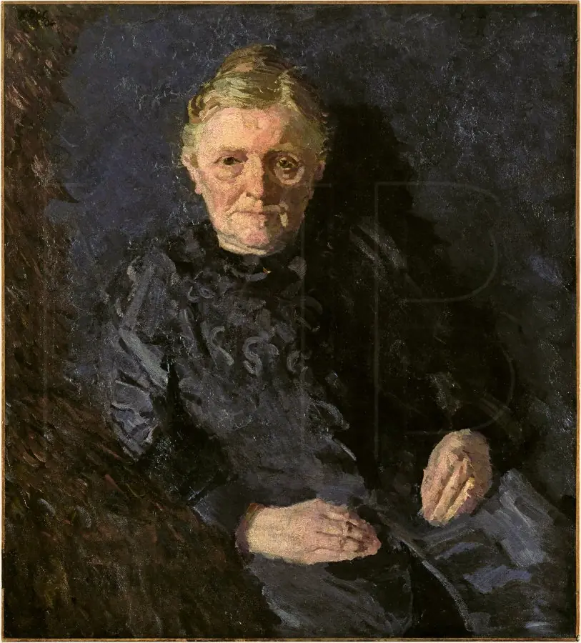 Portrait of His Mother, by Max Beckmann
