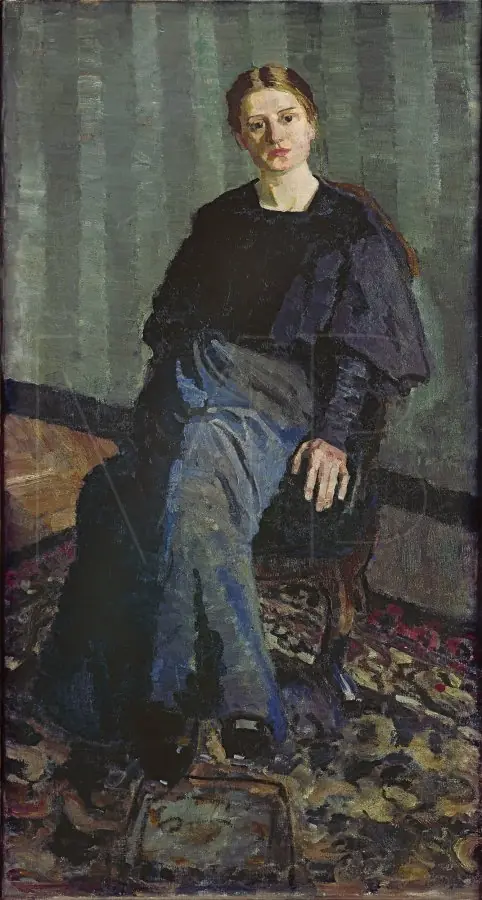 Portrait of Minna Tube, by Max Beckmann