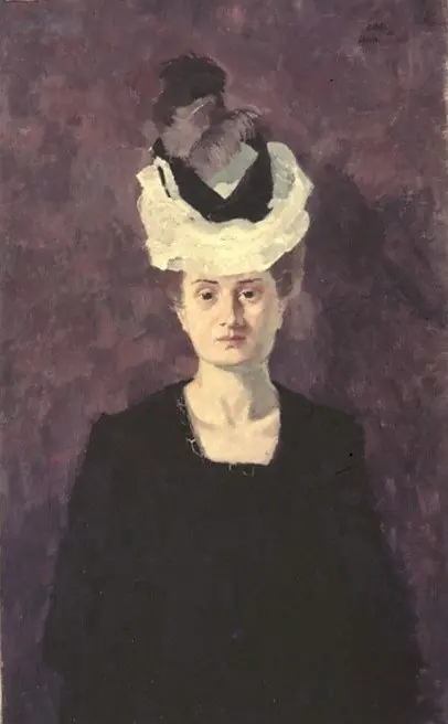 Porträt of Minna Beckmann-Tube, by Max Beckmann