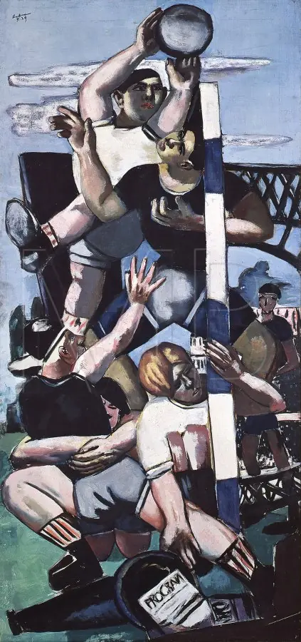 Soccer Players, by Max Beckmann
