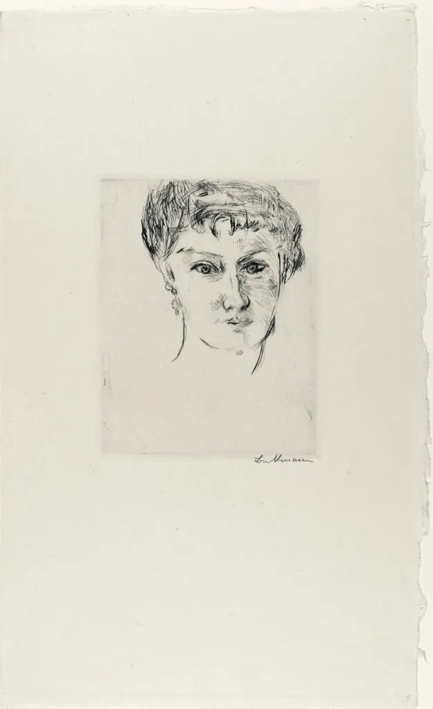 Untitled, by Max Beckmann, ink, 1913