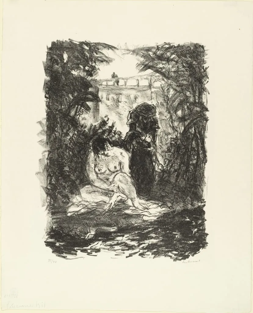 Untitled, by Max Beckmann, ink, 1911