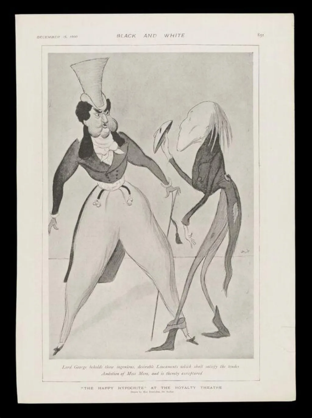 H Beard Print Collection, by Max Beerbohm, 15