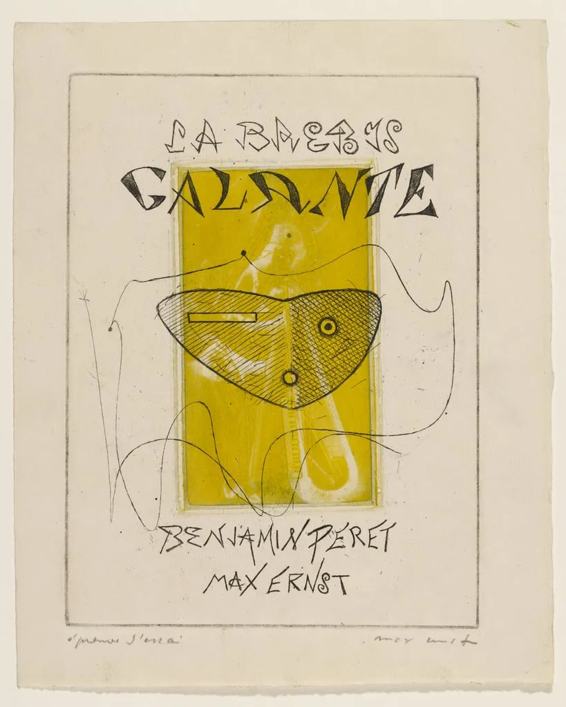 Untitled, by Max Ernst, ink, 1949