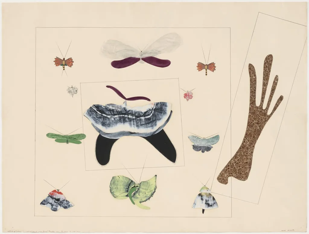 Untitled, by Max Ernst, graphite, 1931
