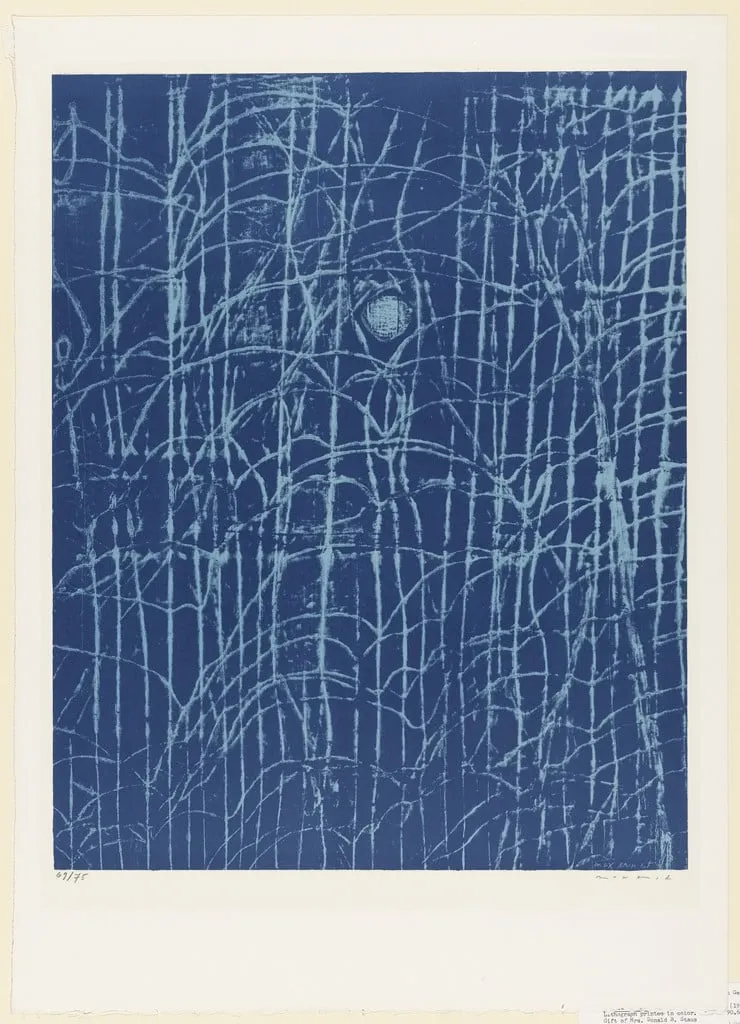 Untitled, by Max Ernst, ink, 1958