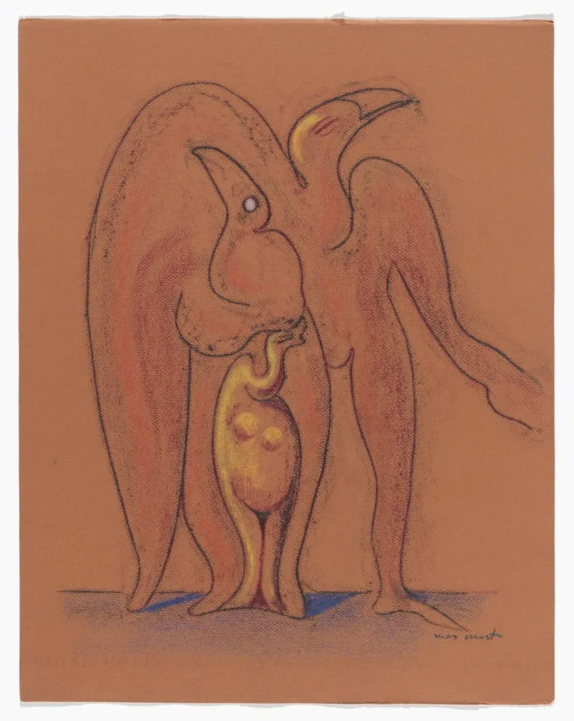Untitled, by Max Ernst, watercolor, 1942