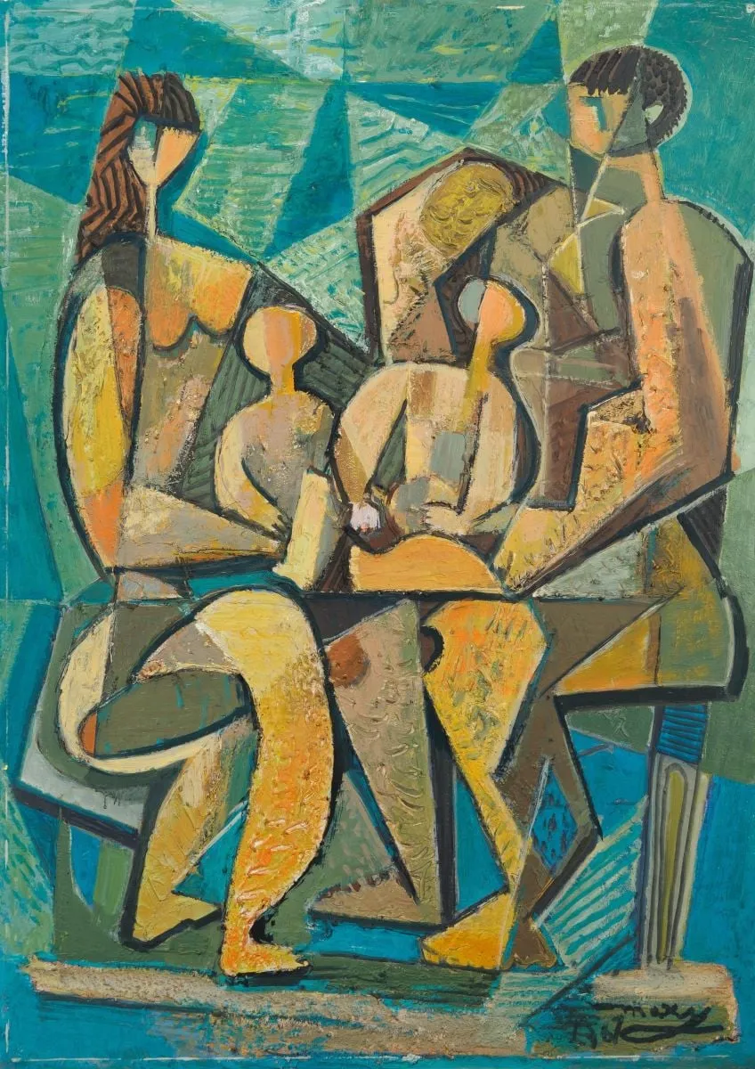 Familia, by Max Hermann Maxy, 1967