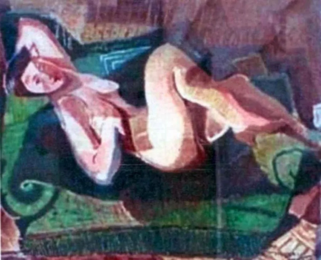 Nud culcat, by Max Hermann Maxy, unspecified, 1928