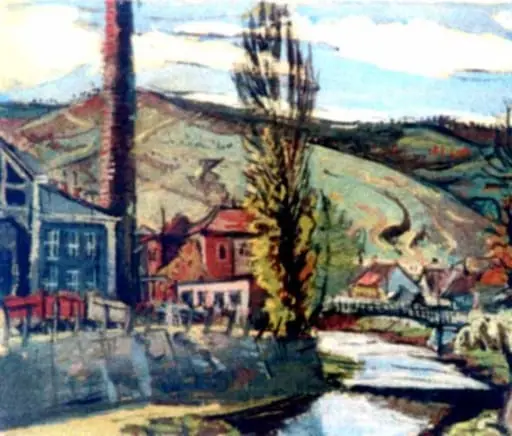 Peisaj din Reșița, by Max Hermann Maxy