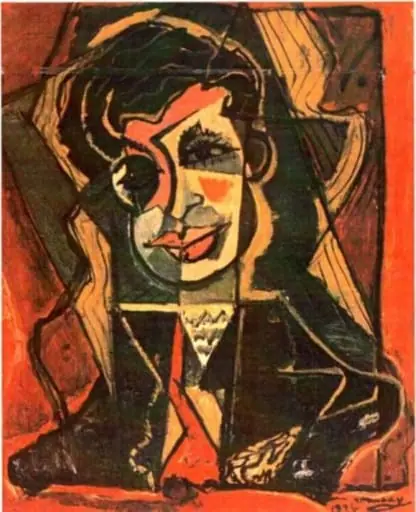 Tristan Tzara, by Max Hermann Maxy