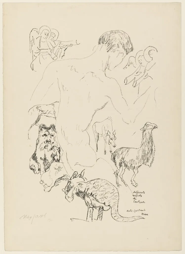 Untitled, by Max Jacob, ink, 1920