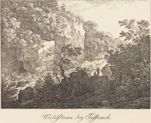 Waldstrom bey Teissnach, by Max Joseph Wagenbauer