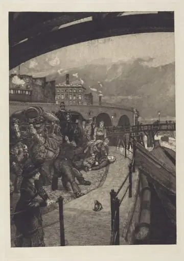 Ein Mord (A Murder), by Max Klinger