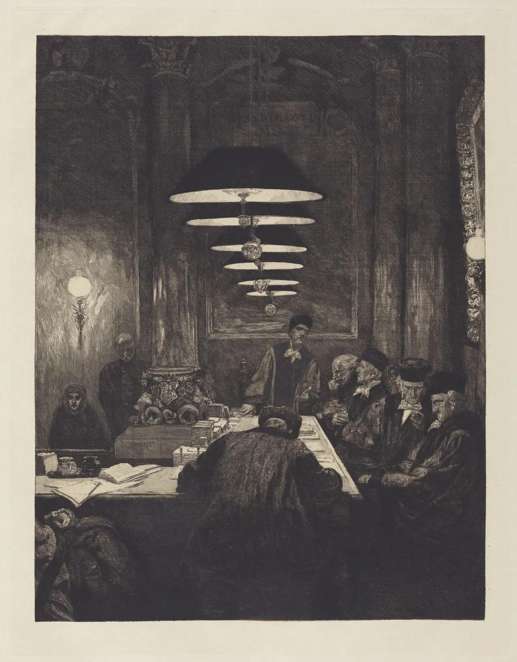 Eine Mutter III (A Mother III), by Max Klinger, ink, 1883