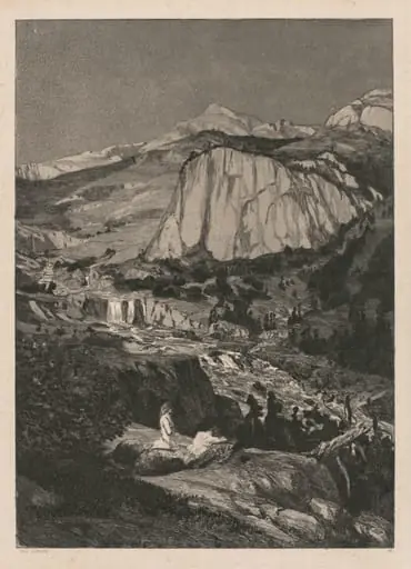 Intermezzo: Moonlit Night (Opus IV, 5), by Max Klinger