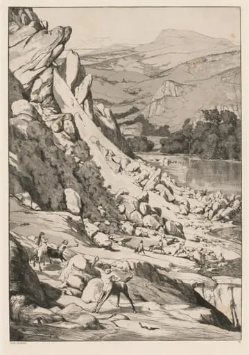 Landslide (Opus IV, 6), by Max Klinger
