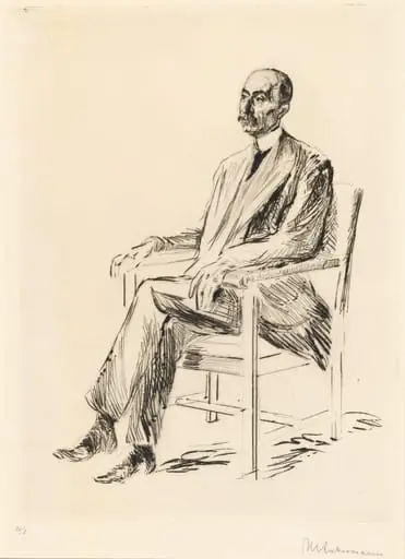 Burgermeister Dr. Burchard, by Max Liebermann