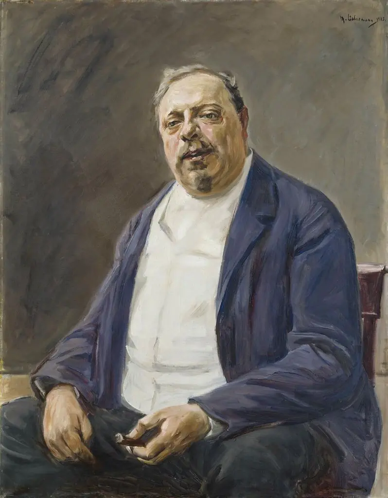 Portrait of Alfred von Berger, by Max Liebermann