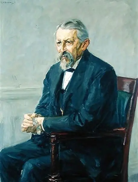 Portrait of zoologist Hermann Strebel, by Max Liebermann