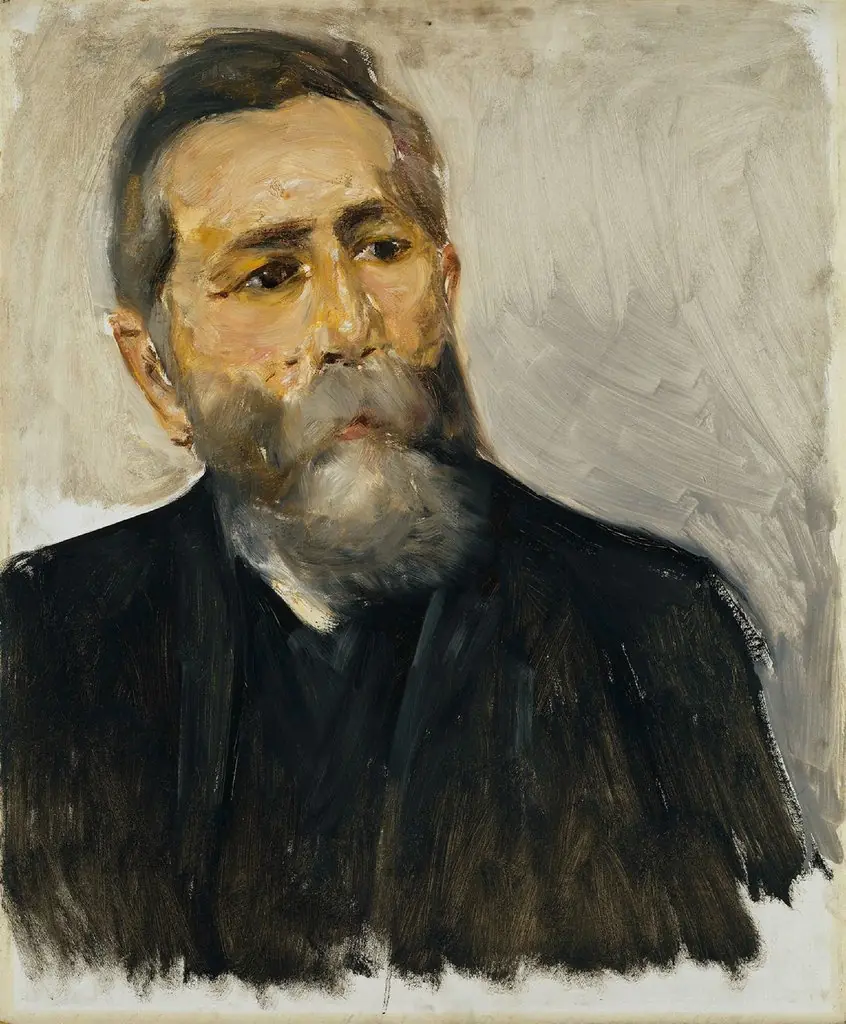 Professor August Voller, by Max Liebermann
