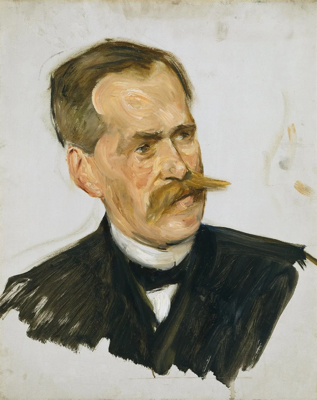 Professor Eduard Zacharias, by Max Liebermann, oil, 1905