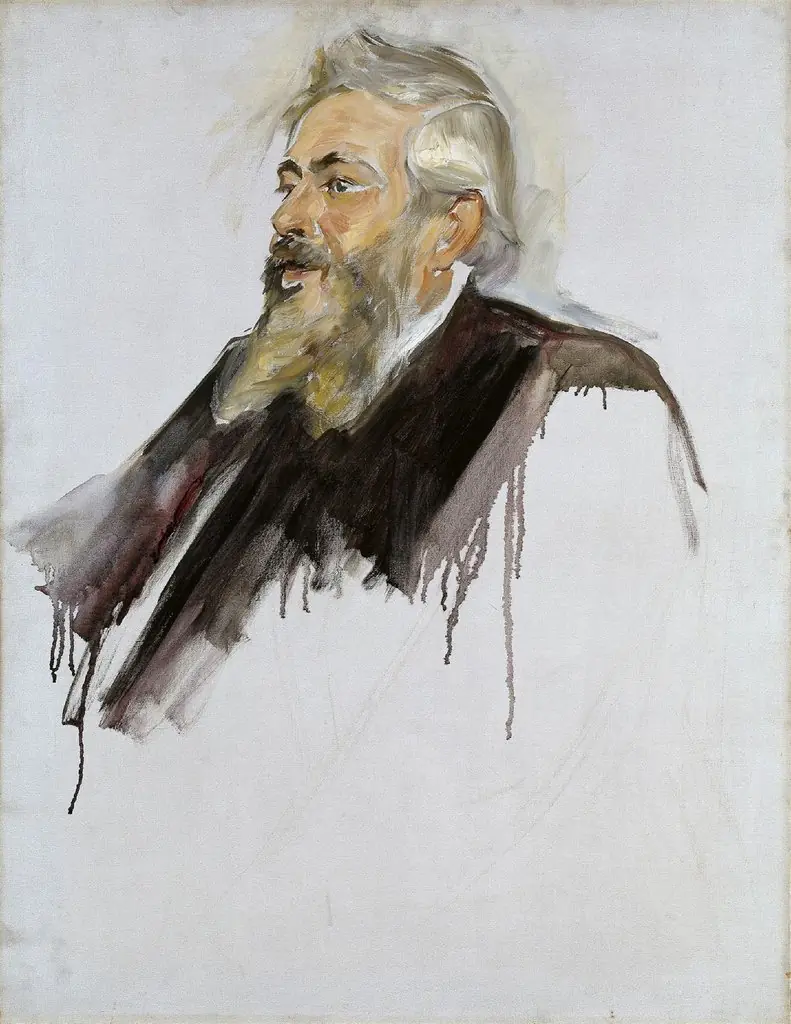 Professor Justus Brinckmann, by Max Liebermann