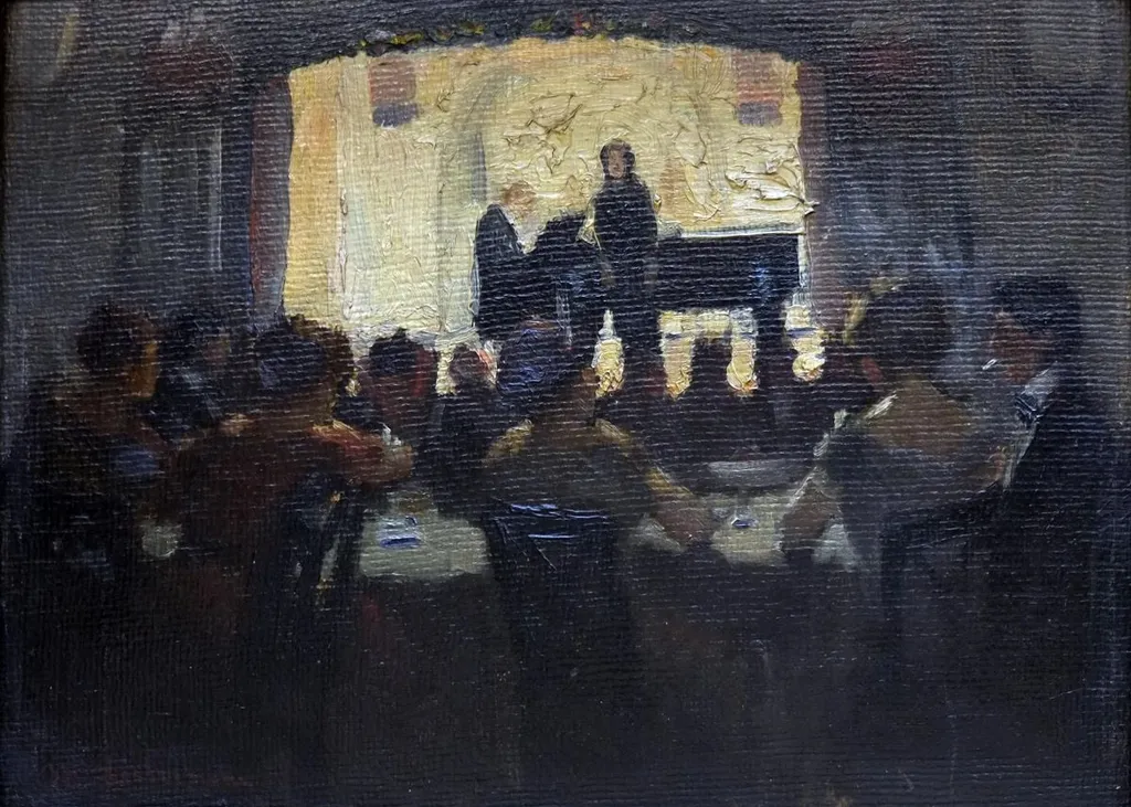 Scenă de cabaret, by Max Liebermann, unspecified