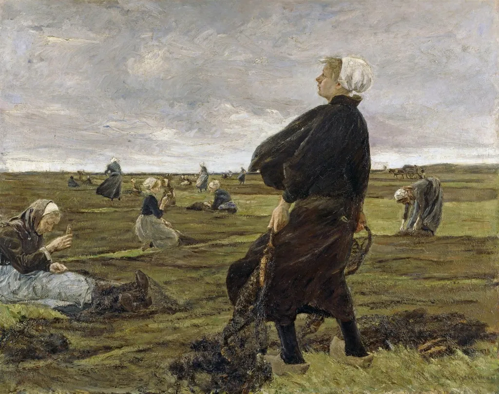 The Net Menders, by Max Liebermann, oil, 1894