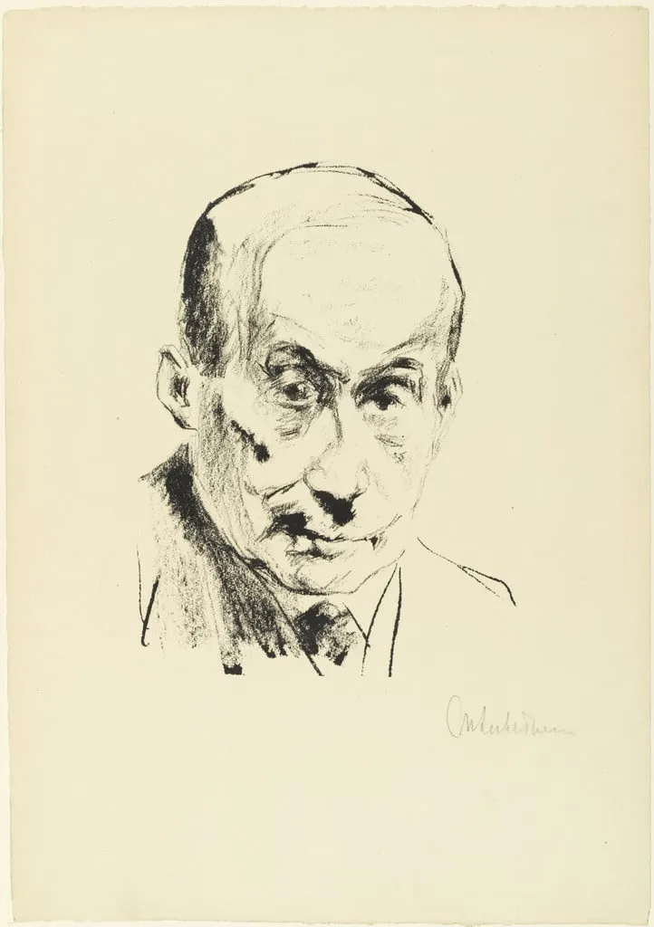 Untitled, by Max Liebermann, ink, 1923