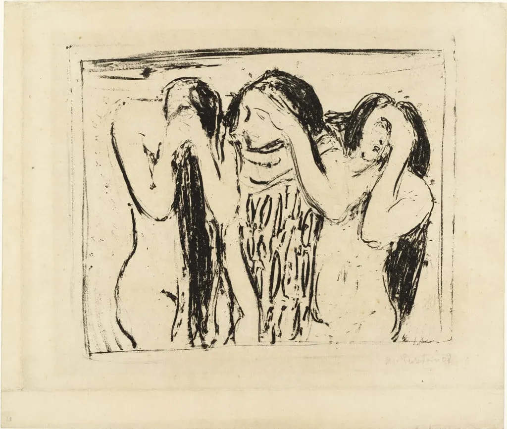 Untitled, by Max Pechstein, ink, 1908