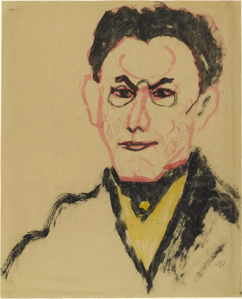 Untitled, by Max Pechstein, watercolor, 1910