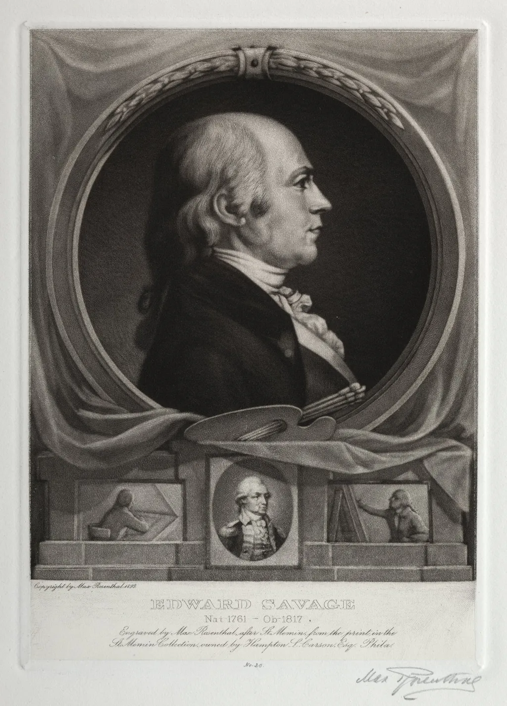 Edward Savage, by Max Rosenthal, 1899