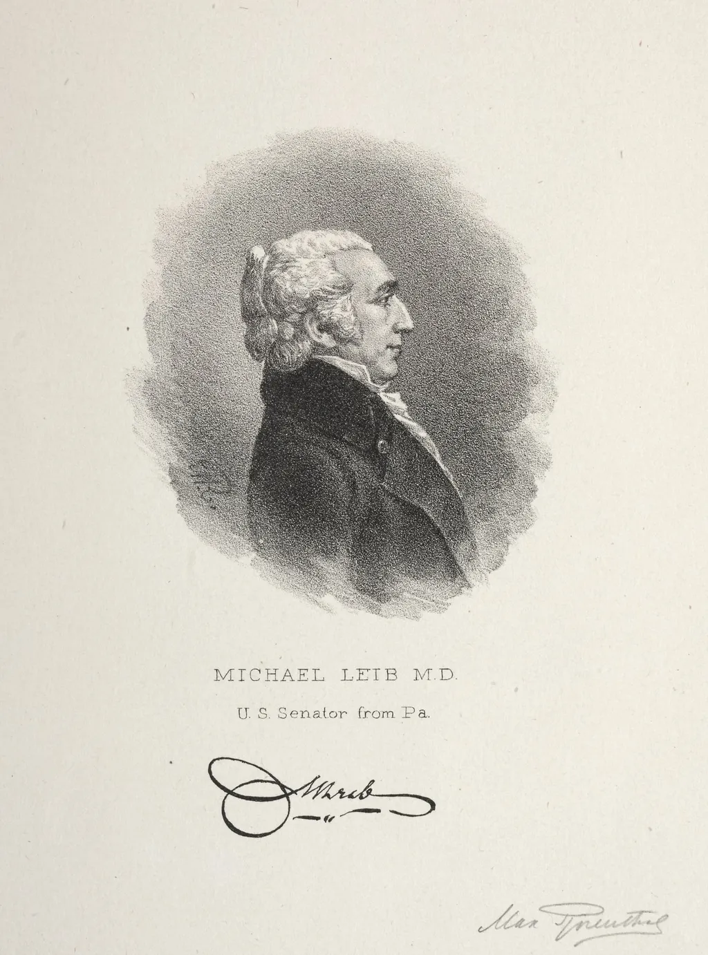 Michael Lieb, M. D., by Max Rosenthal, 1900