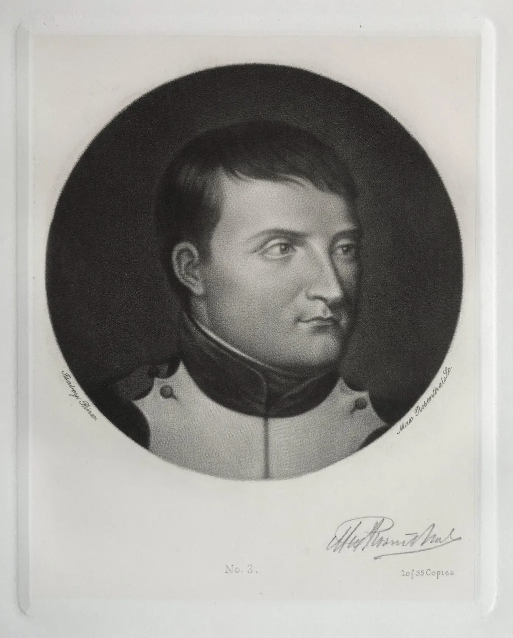 Napoleon Bonaparte, by Max Rosenthal, 1883
