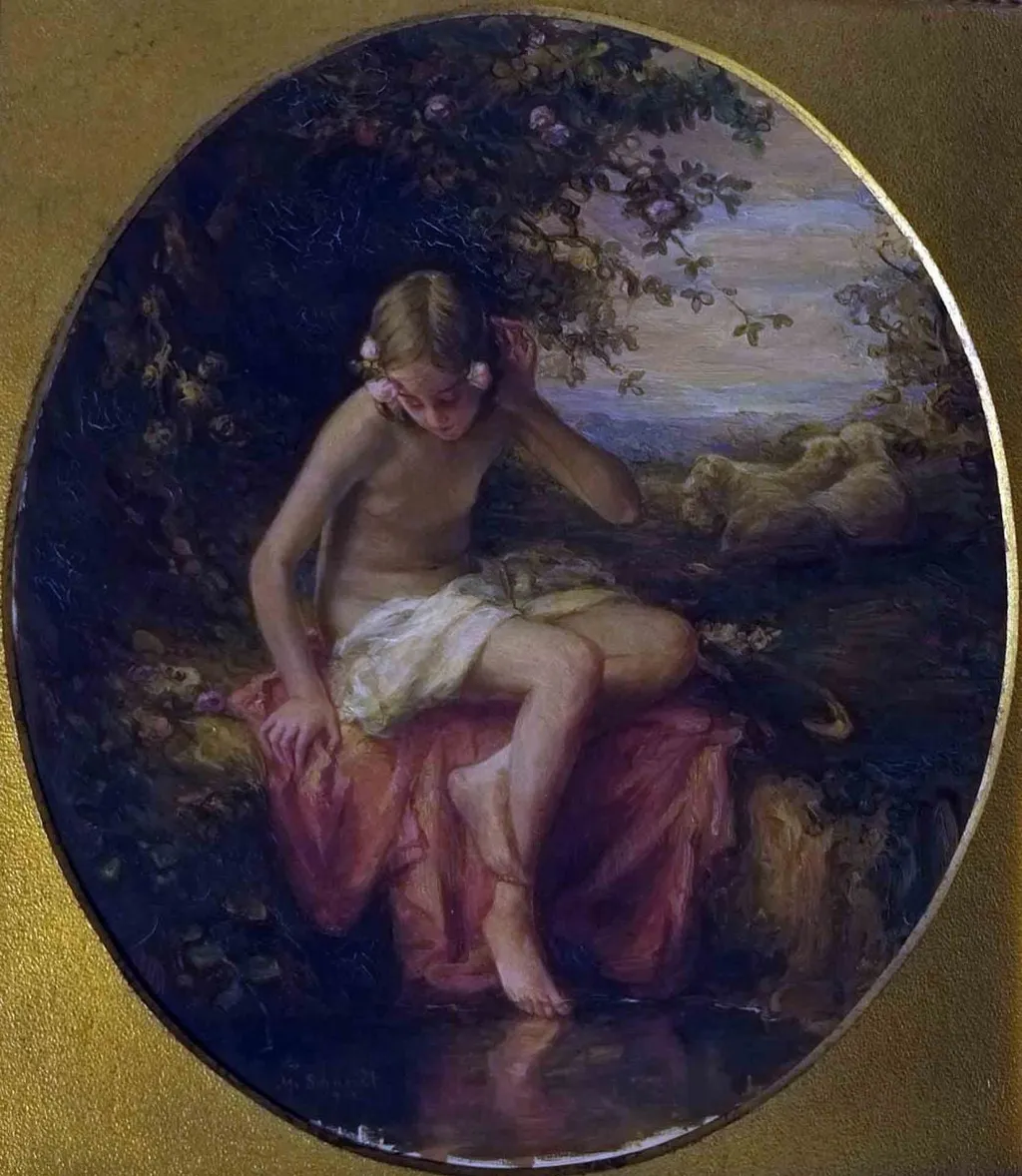 Narcis oglindindu-se în apă, by Max Schneidt, unspecified