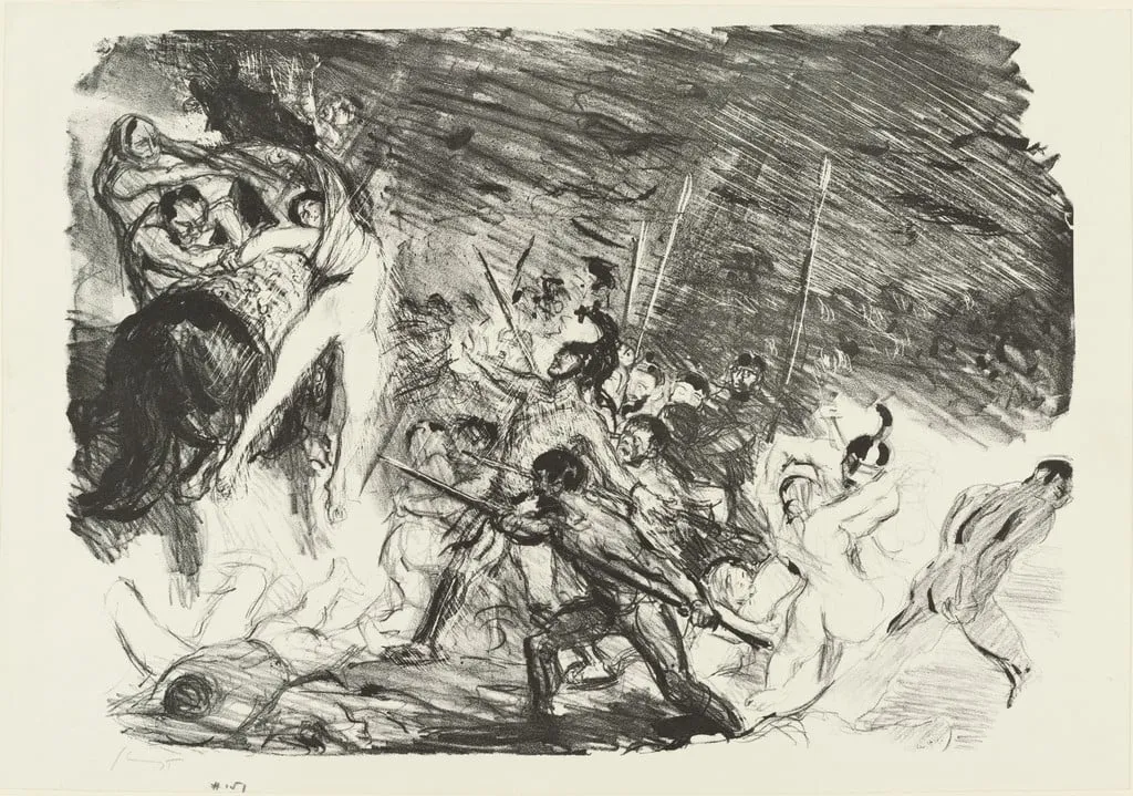 Untitled, by Max Slevogt, ink, 1906