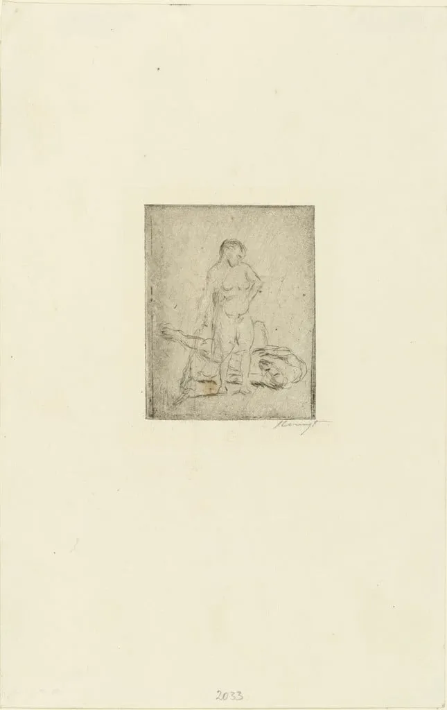 Untitled, by Max Slevogt, ink, 1911