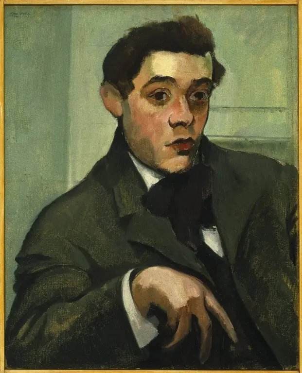 Porträt des Abraham Walkowitz, by Max Weber